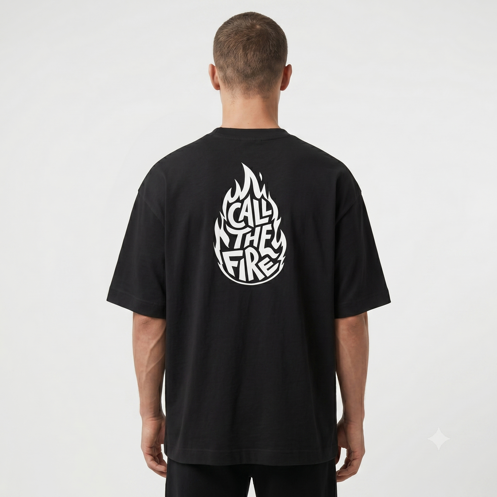 Camiseta Oversized Call The Fire