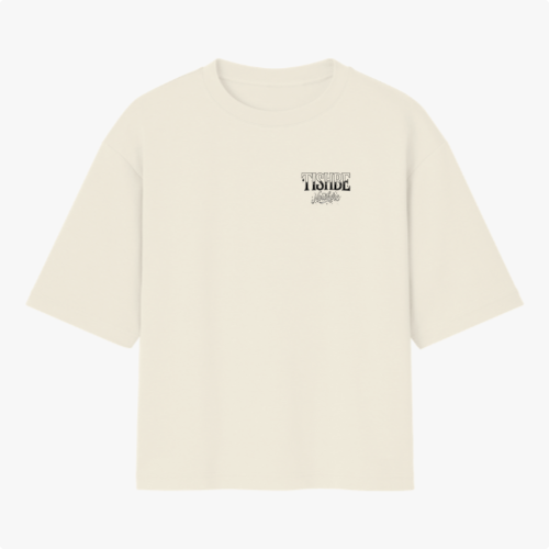 Camiseta Oversized Big Cloud Off-White - Básica