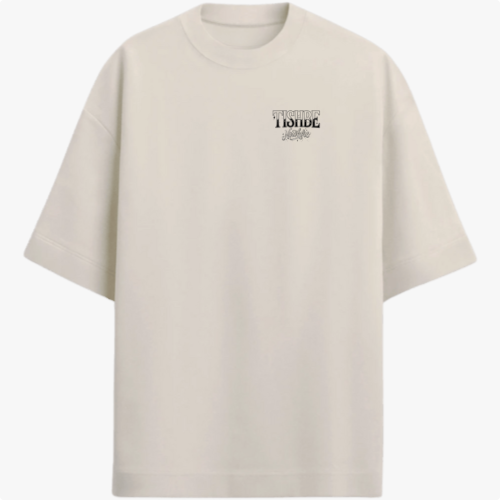 Camiseta Oversized Big Cloud Off-White - Premium