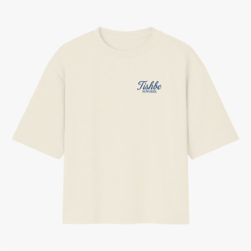 Camiseta Oversized Rain Off-White - Básica