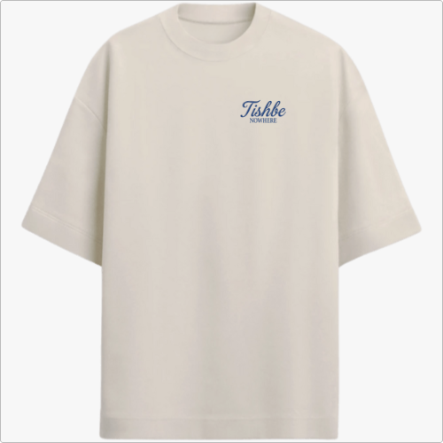 Camiseta Oversized Rain Off-White - Premium