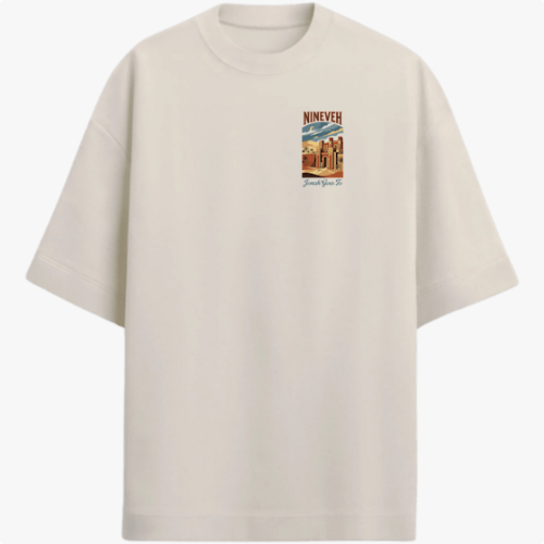 Camiseta Oversized Nineveh Off-White