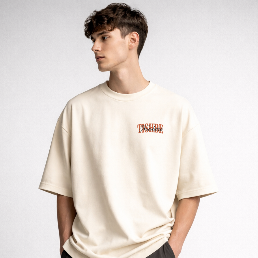 Camiseta Oversized Fed By Ravens Off-White