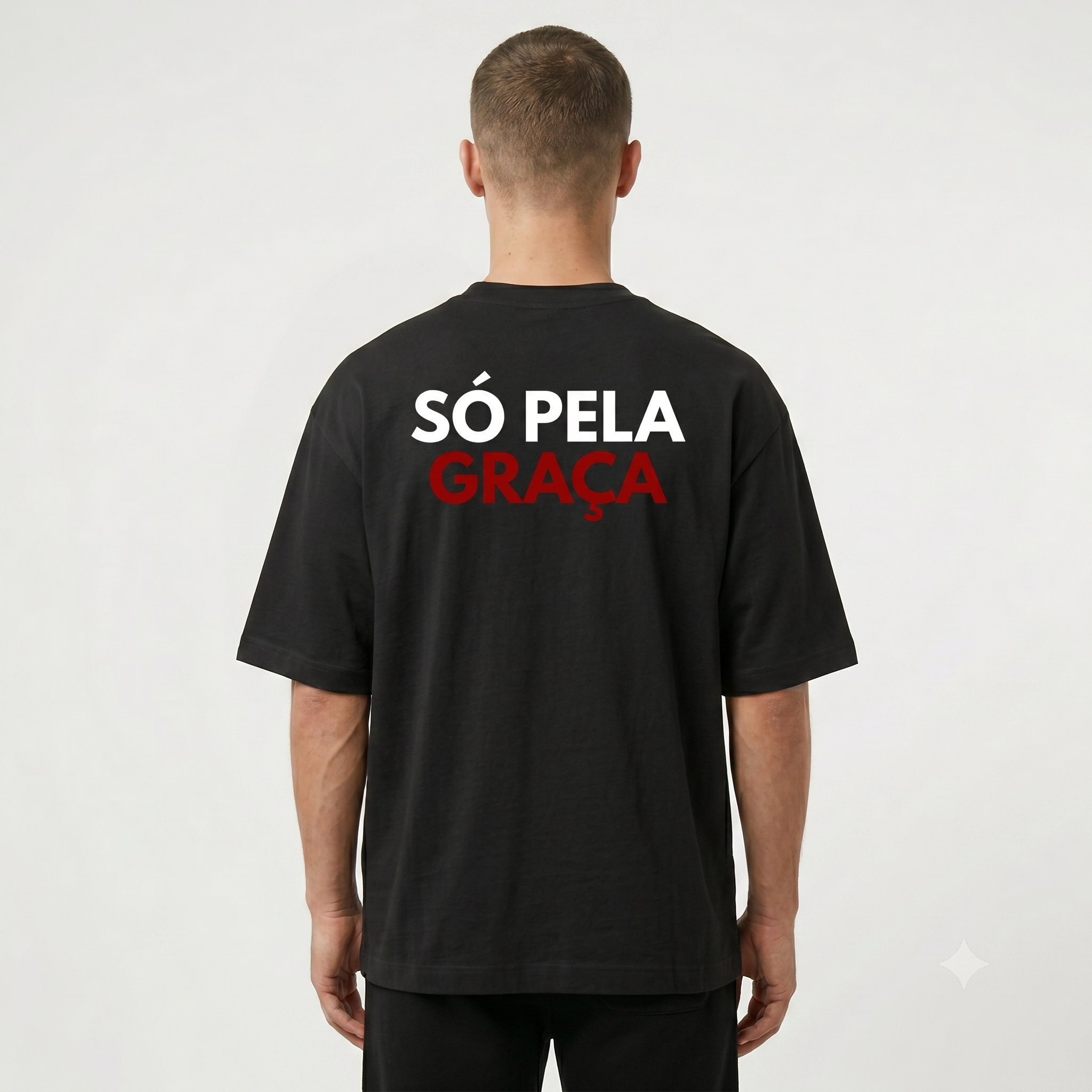 Camiseta Oversized Pela Graça