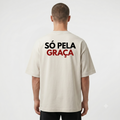 Camiseta Oversized Pela Graça Off-White